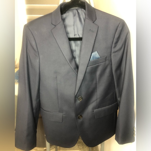 LAUREN RALPH LAUREN 3PC SUIT DEEP BLUE FIT SLIM FIT PANT - Picture 3 of 12